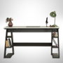 Hanah Home Lungo Escritorio de Estudio Antracita y Blanco